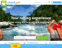Tablet Screenshot of checkyeti.com